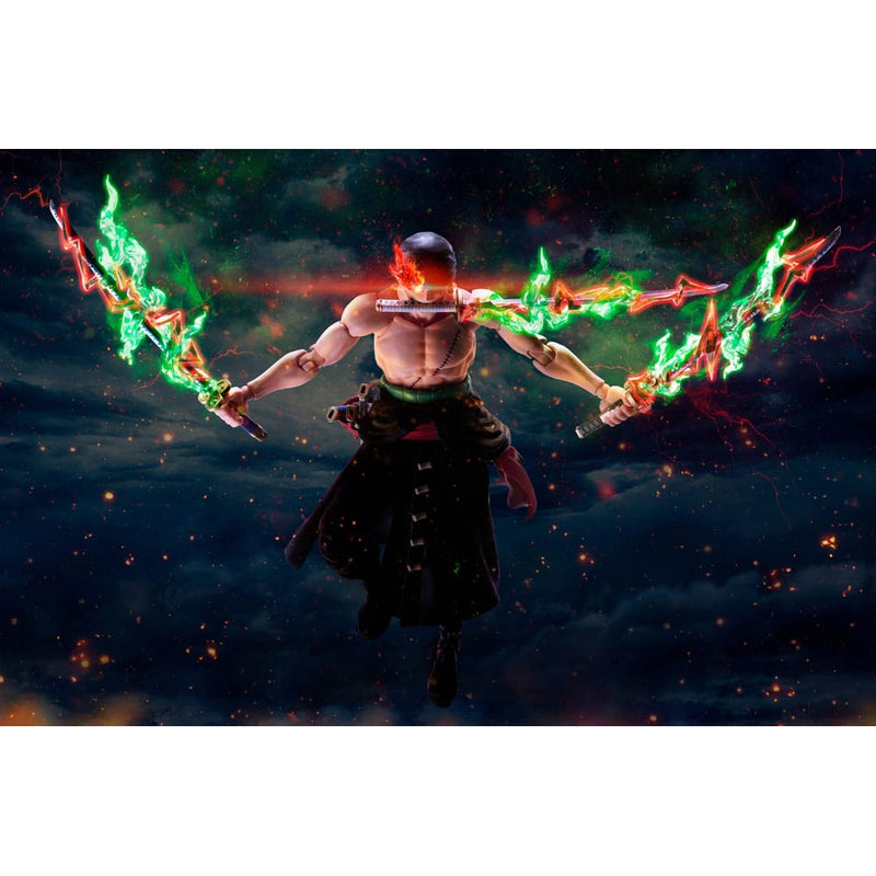 One Piece S.H.Figuarts Roronoa Zoro (The King of Hell) Action Figure image 9
