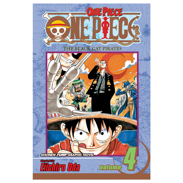 One Piece Volume 04 Manga Book Front Cover