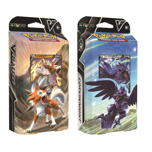 Pokémon TCG Lycanroc V  Corviknight V Battle Deck