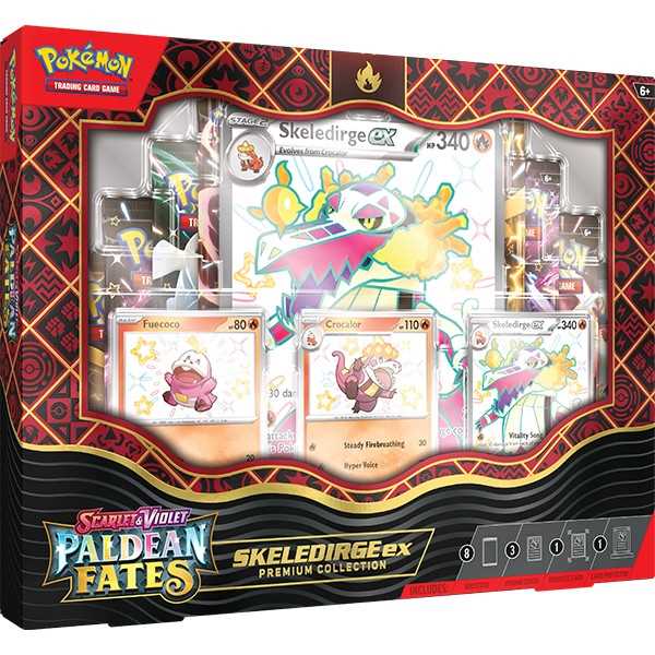 Pokémon TCG Scarlet & Violet 4.5 Paldean Fates Premium Collection Skeledirge