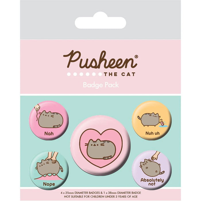 Pusheen (Nah) Badge Pack