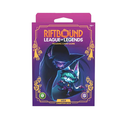 Riftbound League of Legends Trading Card Game - Unleashed Champion Deck - Vex