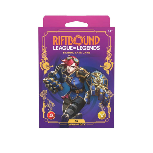 Riftbound League of Legends Trading Card Game - Unleashed Champion Deck - Vi
