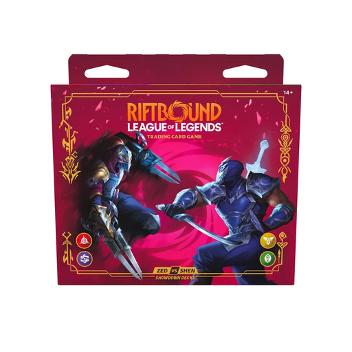 Riftbound League of Legends Trading Card Game - Vendetta Showdown Decks Zed Vs Shen
