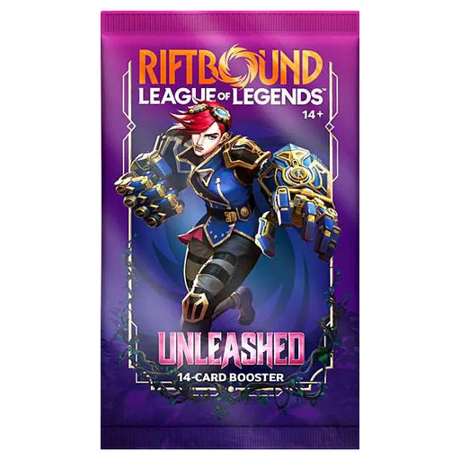 Riftbound League of Legends Trading Card Game Unleashed Booster Pack