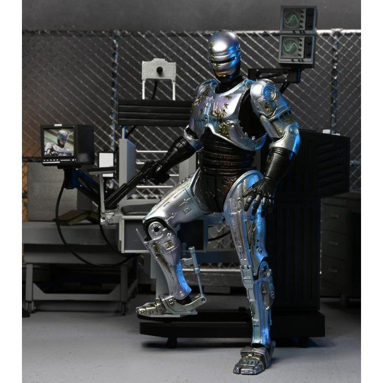 RoboCop Ultimate Battle Damaged RoboCop with Chair image 3