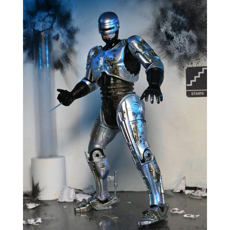 RoboCop Ultimate Battle Damaged RoboCop with Chair image 7