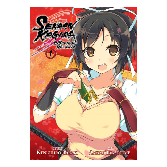 Senran Kagura Skirting Shadows Volume 01 Manga Book Front Cover