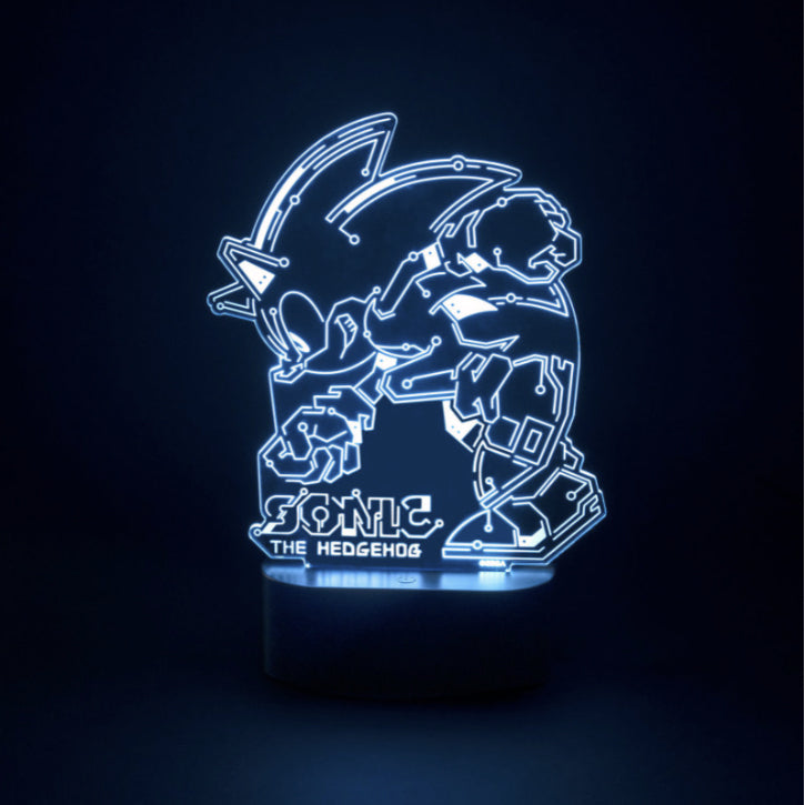 Sonic The Hedgehog Speed Circuit Led Table Lamp image 1