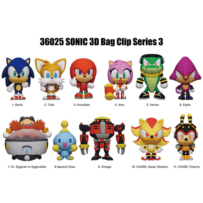 Sonic the Hedgehog 3D Figural Bag Clips Series 3 image 2