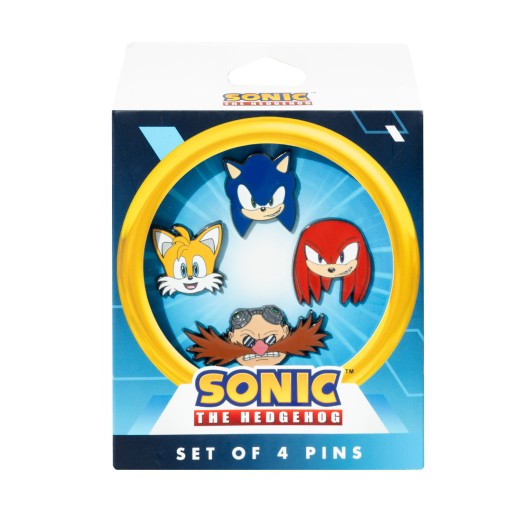 Sonic the Hedgehog Set of 4 Pins image 1