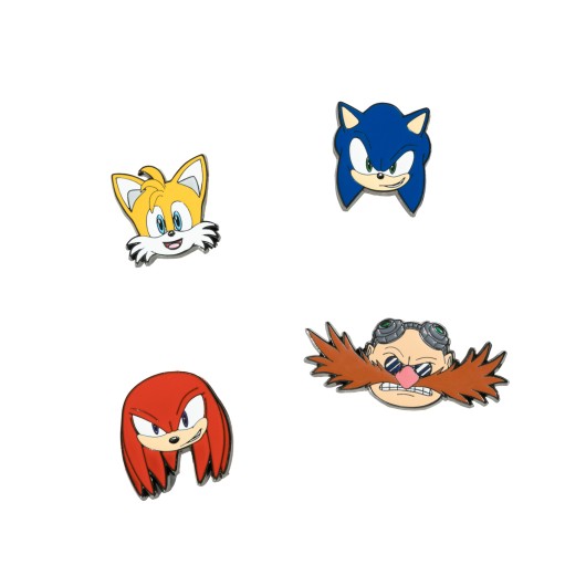 Sonic the Hedgehog Set of 4 Pins image 2