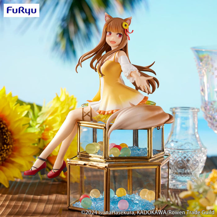 Spice and Wolf Noodle Stopper PVC Statue Holo Sunflower Dress Ver. image 1