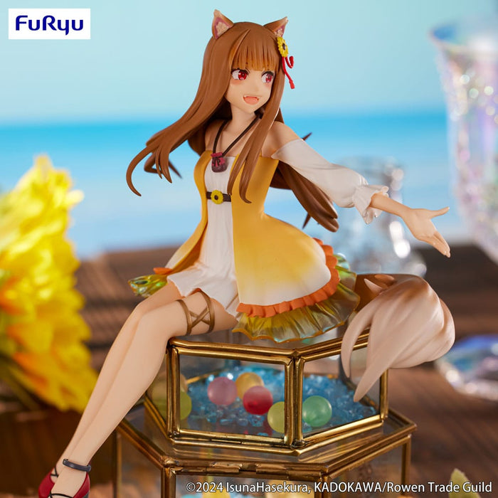 Spice and Wolf Noodle Stopper PVC Statue Holo Sunflower Dress Ver. image 3