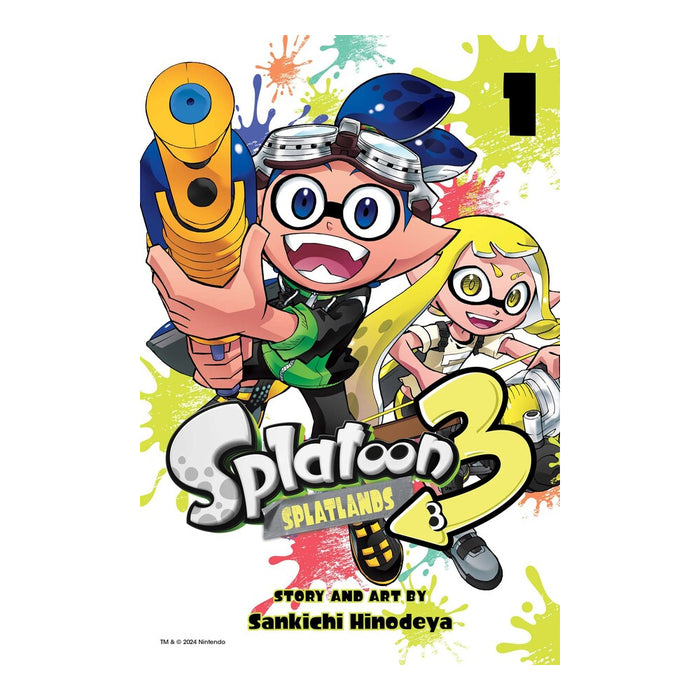 Splatoon 3 Splatlands Volume 01 Manga Book Front Cover