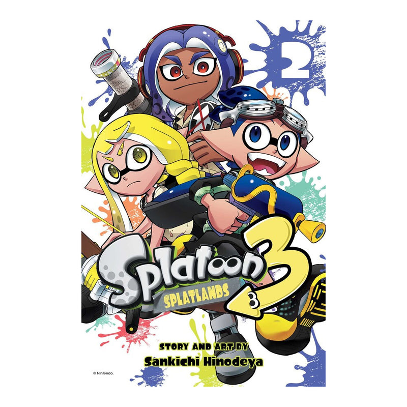 Splatoon 3 Splatlands Volume 02 Manga Book Front Cover