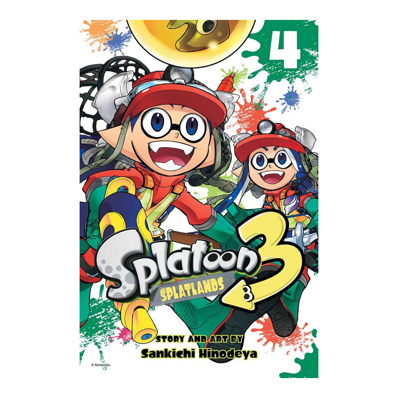 Splatoon 3 Splatlands Volume 04 Manga Book Front Cover