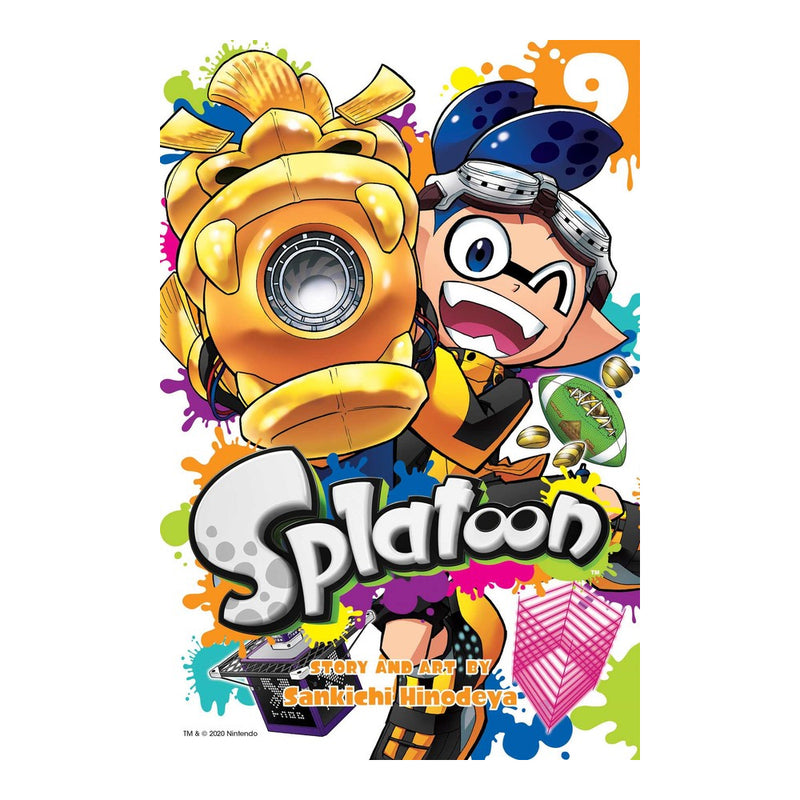 Splatoon vol 9 Manga Book front cover