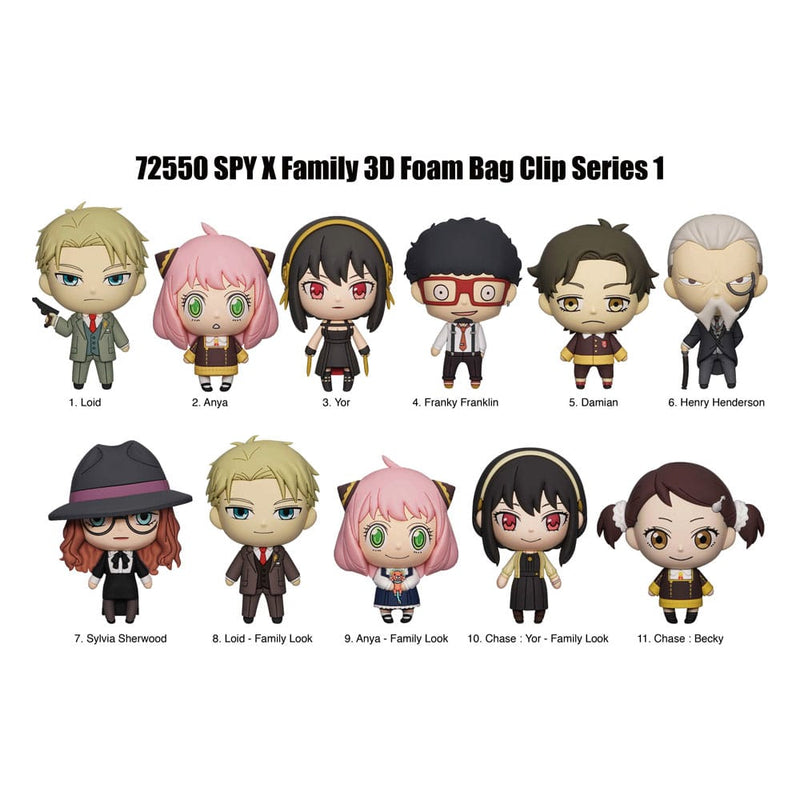 Spy x Family 3D Foam Bag Clips Series 1 image 2