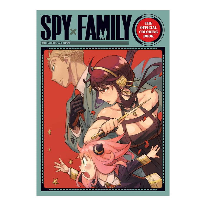 Spy x Family The Official Coloring Book Front Cover