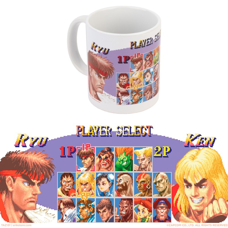 Street Fighter II Player Select Mug image 1