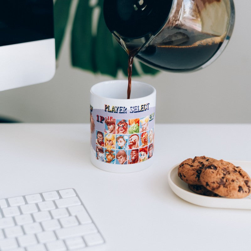 Street Fighter II Player Select Mug image 3