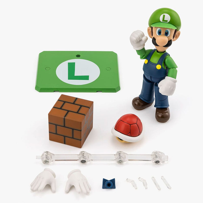 Super Mario S.H. Figuarts Action Figure Luigi image 5