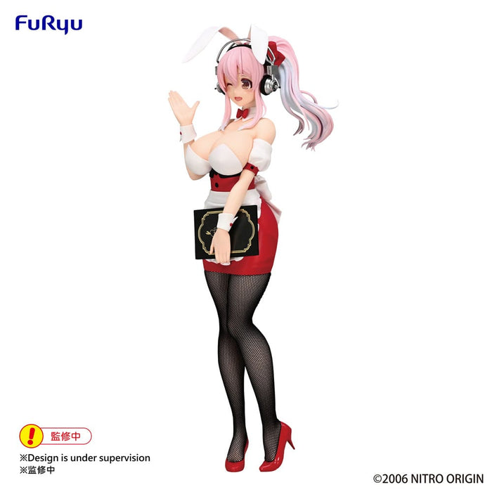 Super Sonico BiCute Bunnies PVC Statue Super Sonico Waitress Ver. image 2