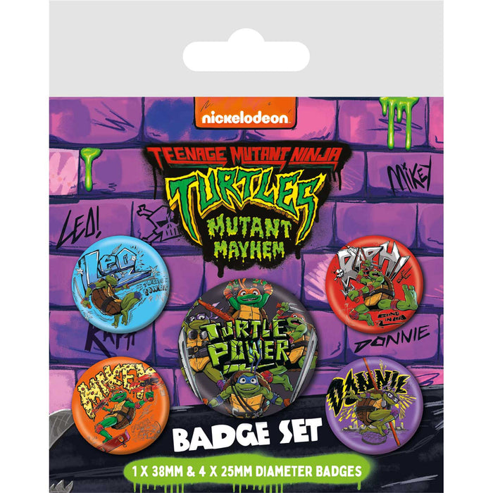 Teenage Mutant Ninja Turtles (Mutant Mayhem) Badge Pack