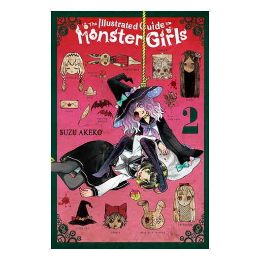 The Illustrated Guide to Monster Girls Volume 02 Manga Book Front Cover