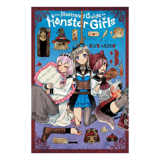 The Illustrated Guide to Monster Girls Volume 03 Manga Book Front Cover