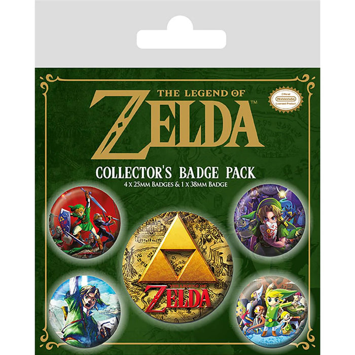 The Legend of Zelda Classic Badge Pack