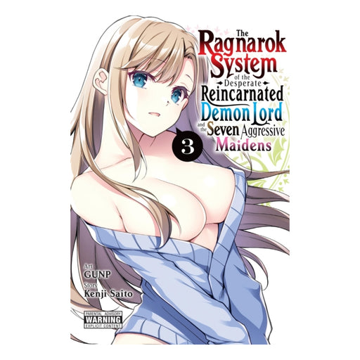 The Ragnarok System of the Desperate Reincarnated Demon Lord and the Seven Aggressive Maidens Volume 03 Manga Book Front Cover