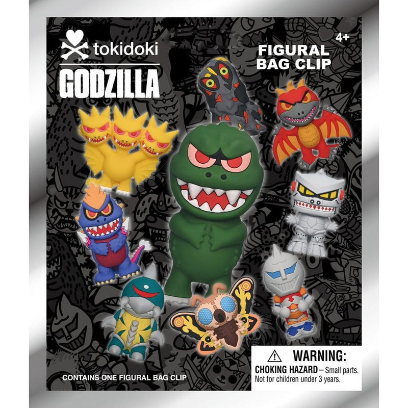 Tokidoki x Godzilla PVC Bag Clips image 1