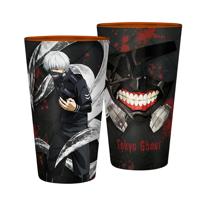 Tokyo Ghoul Kaneki & Mask Large Drinking Glass image 3