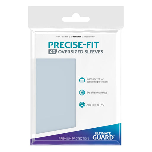 Ultimate Guard - Precise-Fit Sleeves Oversized Transparent 40pk