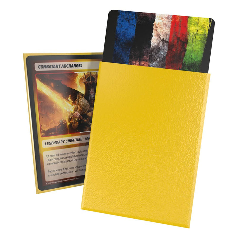 Ultimate Guard Cortex Sleeves Matte Standard Size (100) - Yellow (2)