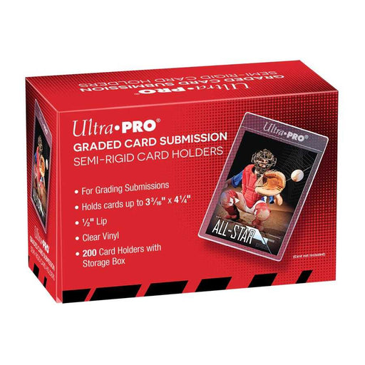 Ultra Pro Graded Card Submission Semi-Rigid Card Holder 1 2inch Lip Tall Sleeves (200ct) image 1