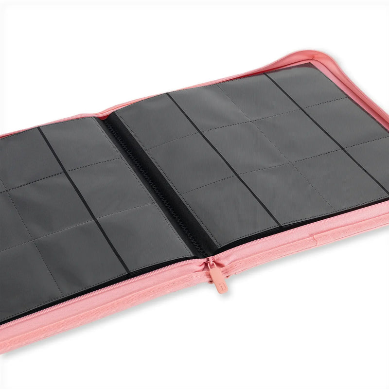 Vault X 12-Pocket Exo-Tec® Zip Binder Just Pink image 2