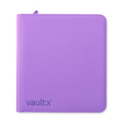 Vault X 12-Pocket Exo-Tec® Zip Binder Just Purple image 1