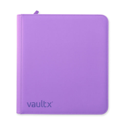 Vault X 12-Pocket Exo-Tec® Zip Binder Just Purple image 1