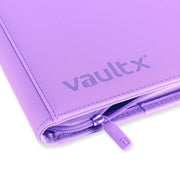 Vault X 12-Pocket Exo-Tec® Zip Binder Just Purple image 4