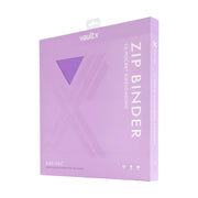 Vault X 12-Pocket Exo-Tec® Zip Binder Just Purple image 5