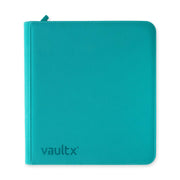 Vault X 12-Pocket Exo-Tec® Zip Binder XL ocean blue