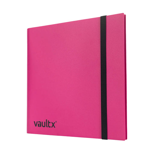 Vault X 12-Pocket Strap Binder Pink