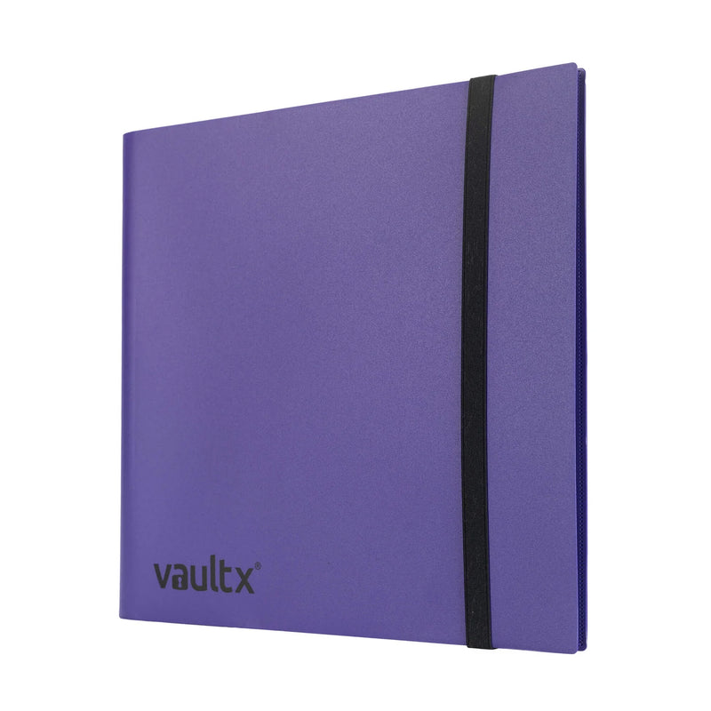 Vault X 12-Pocket Strap Binder Purple
