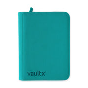 Vault X 4-Pocket Exo-Tec® Zip Binder ocean blue