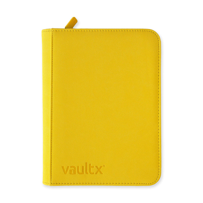 Vault X 4-Pocket Exo-Tec® Zip Binder sunrise yellow