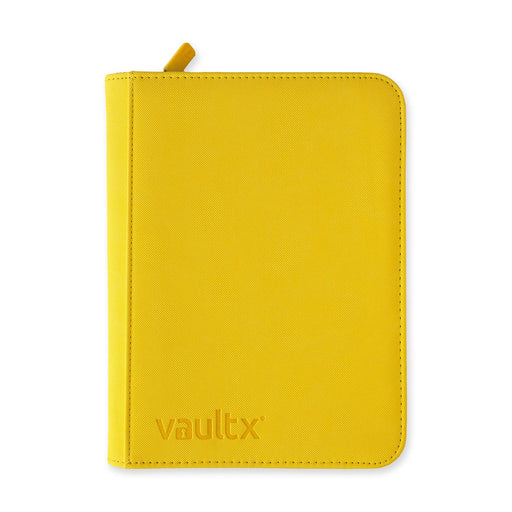 Vault X 4-Pocket Exo-Tec® Zip Binder sunrise yellow