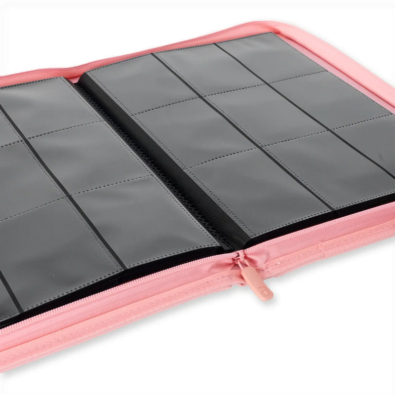 Vault X 9-Pocket Exo-Tec® Zip Binder Just Pink image 2